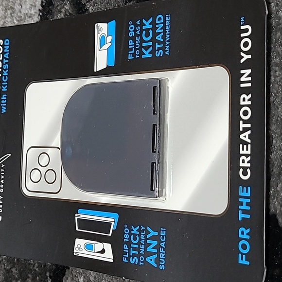 FLIPSTIK DEFY GRAVITY CELL PHONE GRAY STICK KICK STAND PRICE FIRM - Picture 5 of 10